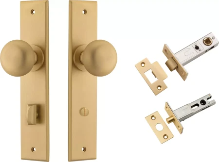 Cambridge Knob - Chamfered Privacy Set - BB