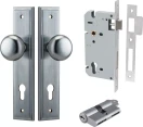 Cambridge Knob - Stepped Entrance Set - Key / Key  - SC