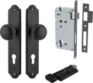 Cambridge Knob - Shouldered Entrance Set - Key / Turn - MB