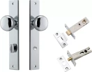 Cambridge Knob - Rectangular Privacy Set - CP