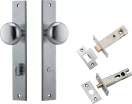 Cambridge Knob - Rectangular Privacy Set - SC