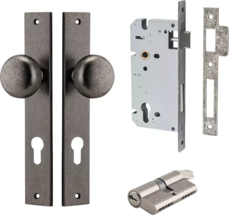 Cambridge Knob - Rectangular Entrance Set - Key / Key  - DN