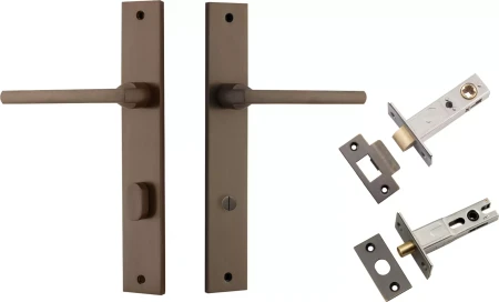 Baltimore Lever - Rectangular Privacy Set - SB