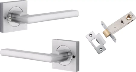 Baltimore Lever - Square Rose Integrated Privacy Set - SC