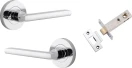 Baltimore Lever - Round Rose Integrated Privacy Set - CP