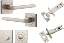 Baltimore Lever - Square Rose Privacy Set - SN