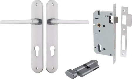 Baltimore Lever - Oval Entrance Set - Key / Key - CP