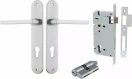 Baltimore Lever - Oval Entrance Set - Key / Key - SC