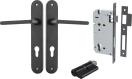 Baltimore Lever - Oval Entrance Set - Key / Key - MB