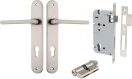 Baltimore Lever - Oval Entrance Set - Key / Key - SN