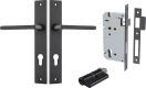 Baltimore Lever - Rectangular Entrance Set - Key / Key - MB