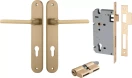 Baltimore Lever - Oval Entrance Set - Key / Key - BB