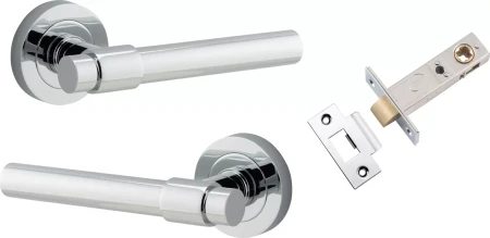 Helsinki Lever - Round Rose Passage Set - CP