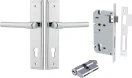 Helsinki Lever - Stepped Entrance Set - Key / Key - CP