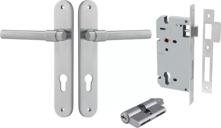 Helsinki Lever - Oval Entrance Set - Key / Key - SC