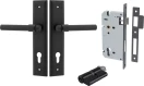 Helsinki Lever - Stepped Entrance Set - Key / Key - MB