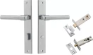 Helsinki Lever - Rectangular Privacy Set - SC