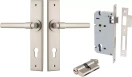 Helsinki Lever - Chamfered Entrance Set - Key / Key - SN