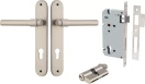 Helsinki Lever - Oval Entrance Set - Key / Key - SN