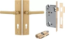 Helsinki Lever - Stepped Entrance Set - Key / Key - BB