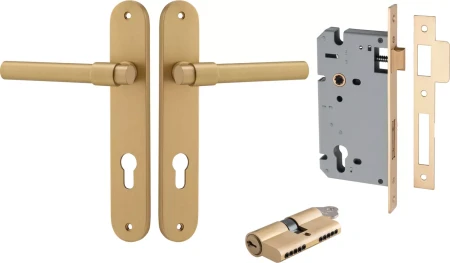 Helsinki Lever - Oval Entrance Set - Key / Key - BB