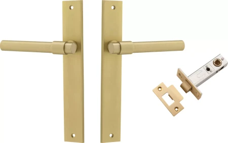 Helsinki Lever - Rectangular Passage Set - GLD