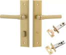 Helsinki Lever - Stepped Privacy Set - GLD