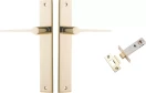 Como Lever - Rectangular Passage Set - PB