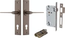 Como Lever - Chamfered Entrance Set - Key / Key - SB