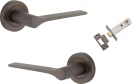 Como Lever - Round Rose Passage Set - SB