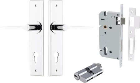 Como Lever - Chamfered Entrance Set - Key / Key - CP