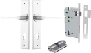 Como Lever - Chamfered Entrance Set - Key / Key - SC