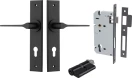 Como Lever - Chamfered Entrance Set - Key / Key - MB