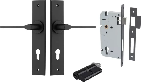 Como Lever - Chamfered Entrance Set - Key / Key - MB