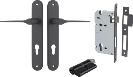 Como Lever - Oval Entrance Set - Key / Key - MB