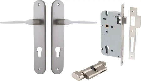 Como Lever - Oval Entrance Set - Key / Turn - SN