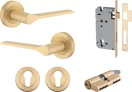 Como Lever - Round Rose Entrance Set - Key / Key - BB