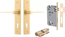 Como Lever - Chamfered Entrance Set - Key / Turn - BB