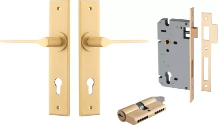 Como Lever - Chamfered Entrance Set - Key / Turn - BB