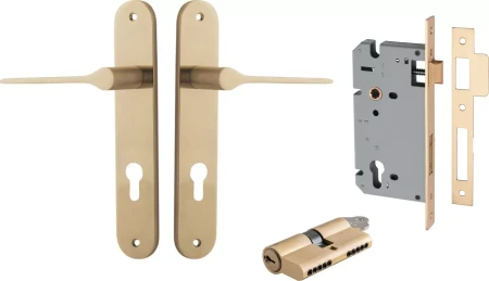 Como Lever - Oval Entrance Set - Key / Key - BB