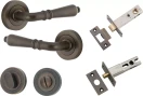 Sarlat Lever - Round Rose Privacy Set - SB