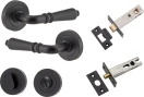 Sarlat Lever - Round Rose Privacy Set - MB