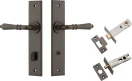 Sarlat Lever - Chamfered Privacy Set - SB