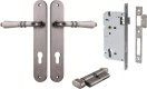 Sarlat Lever - Oval Entrance Set - Key / Turn - DN