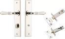 Sarlat Lever - Chamfered Privacy Set - PN