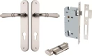 Sarlat Lever - Oval Entrance Set - Key / Turn - SN